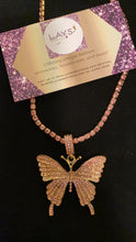 Load image into Gallery viewer, Butterfly Tennis necklace-Various Colors
