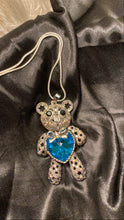 Load image into Gallery viewer, Teddy Bear Glitter Kids Necklace
