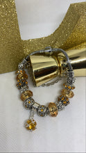 Load image into Gallery viewer, Silver solid color European Rope Charm Bracelet
