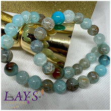 Load image into Gallery viewer, 10mm dragon vein agate bead strands-Various colors
