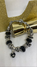 Load image into Gallery viewer, Silver solid color European Rope Charm Bracelet

