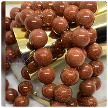Load image into Gallery viewer, 10mm Golden sandstone bead strand
