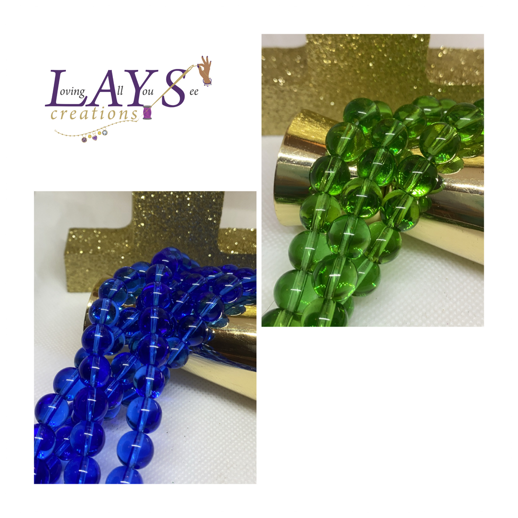 Transparent 10mm Glass beads