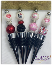 Load image into Gallery viewer, Heart and Love Collection Wine Bottle Stoppers
