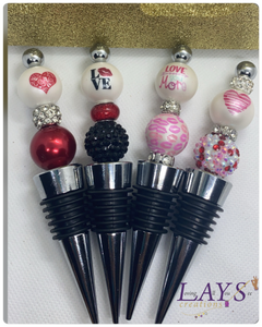 Heart and Love Collection Wine Bottle Stoppers