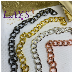 Blank link chain per piece- select color