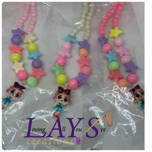 Load image into Gallery viewer, Children’s Beaded Necklace/bracelet combo
