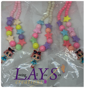 Children’s Beaded Necklace/bracelet combo