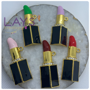 Lipstick Charm- Gold